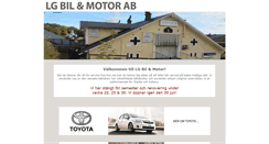 Desktop Screenshot of lgbilmotor.se